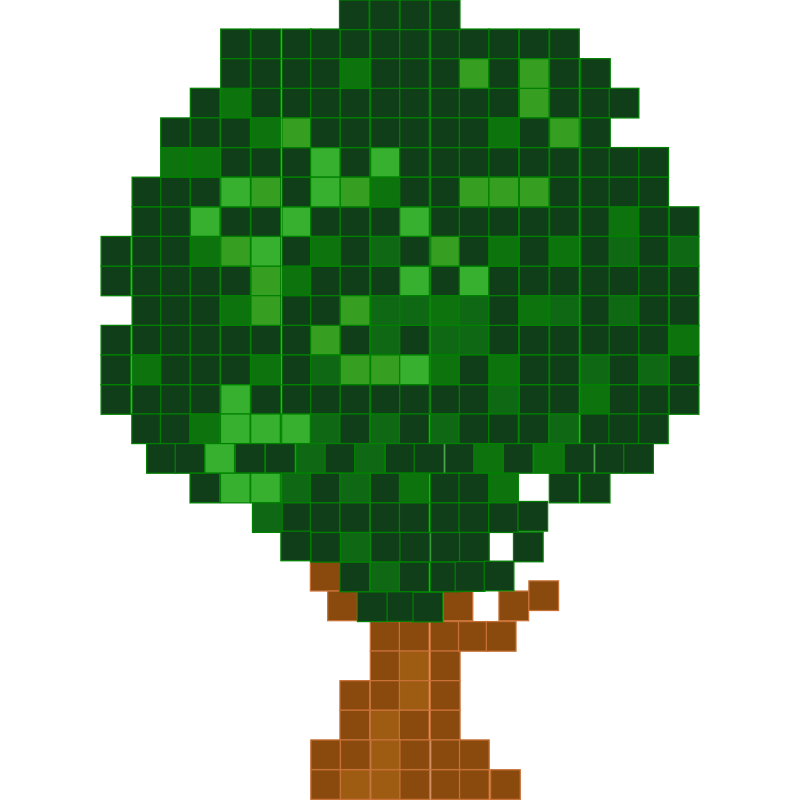 Tree Pixel Art