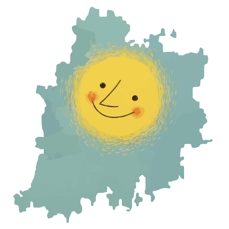 Happy Sunshine - Isolated