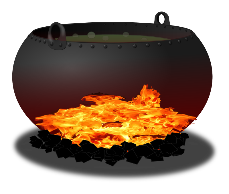 Boiling pot - Openclipart