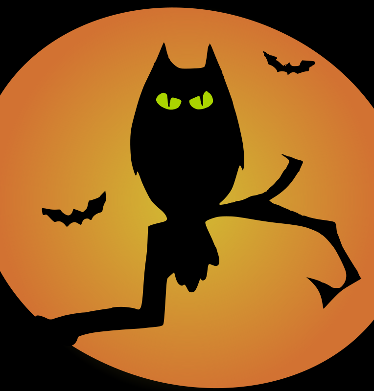 Halloween Owl - Colour Remix - Openclipart