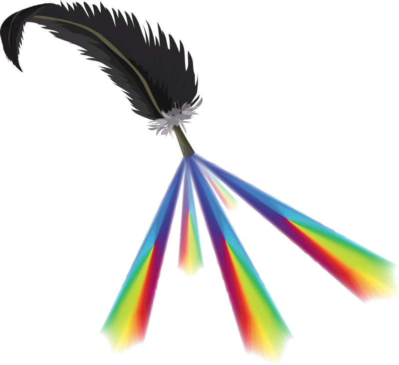 Feather Rainbow Blast