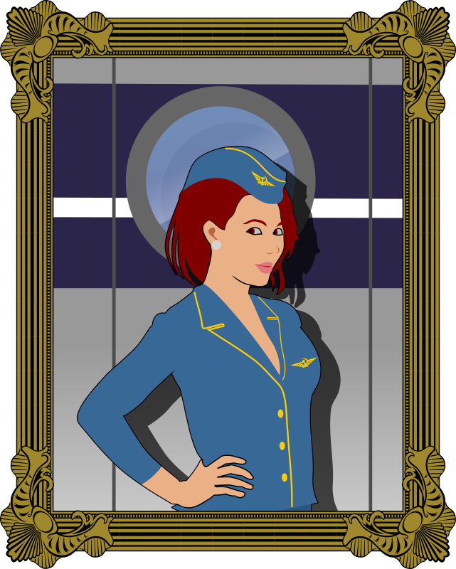 Saint Stewardess by Rones