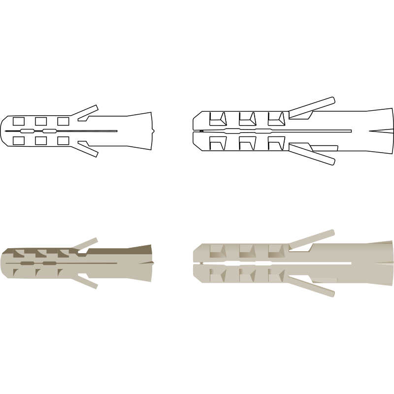 Nylon plugs by Rones