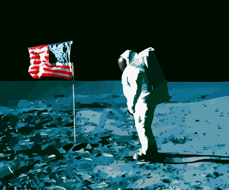 Buzz Aldrin on the Moon