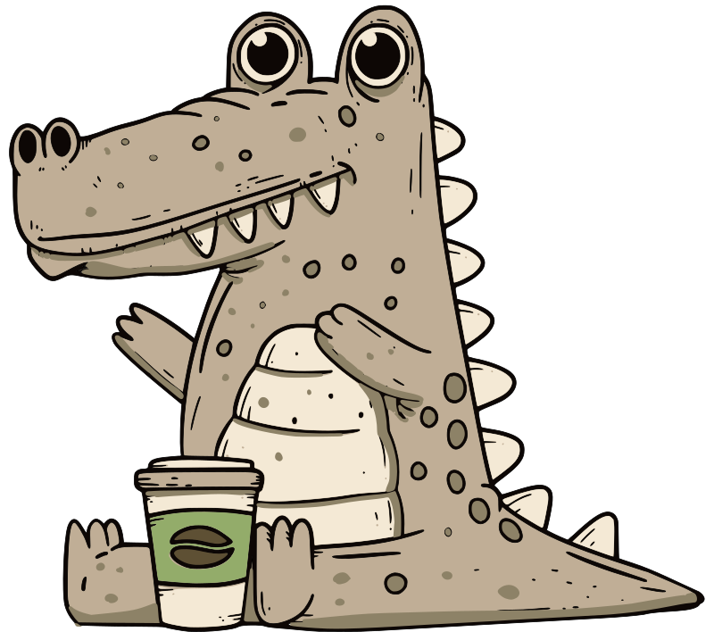 Alligator with Coffee - Tail Remix