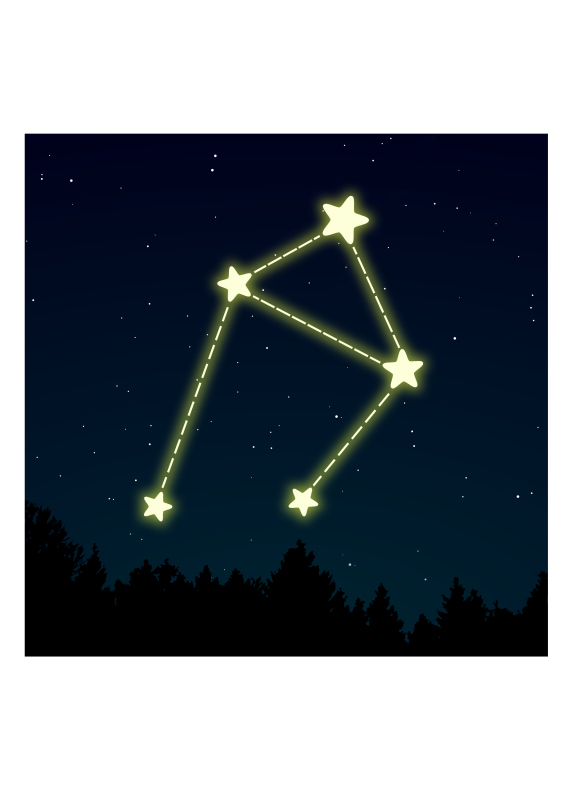 Libra star constellation