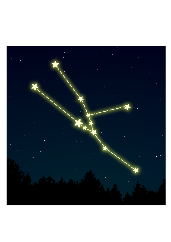 Taurus star constellation Openclipart