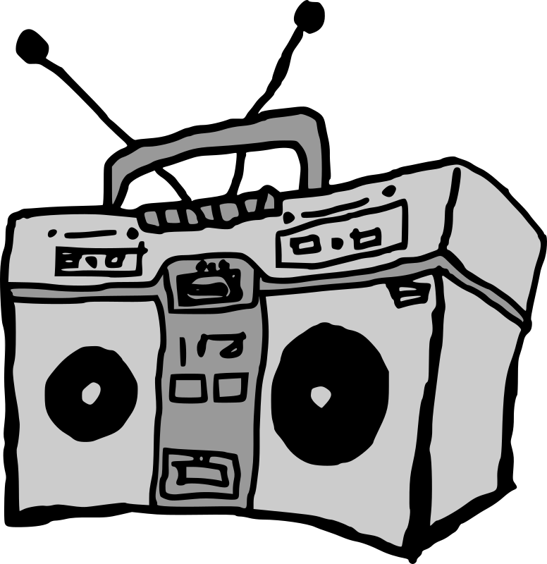 1980s Boombox