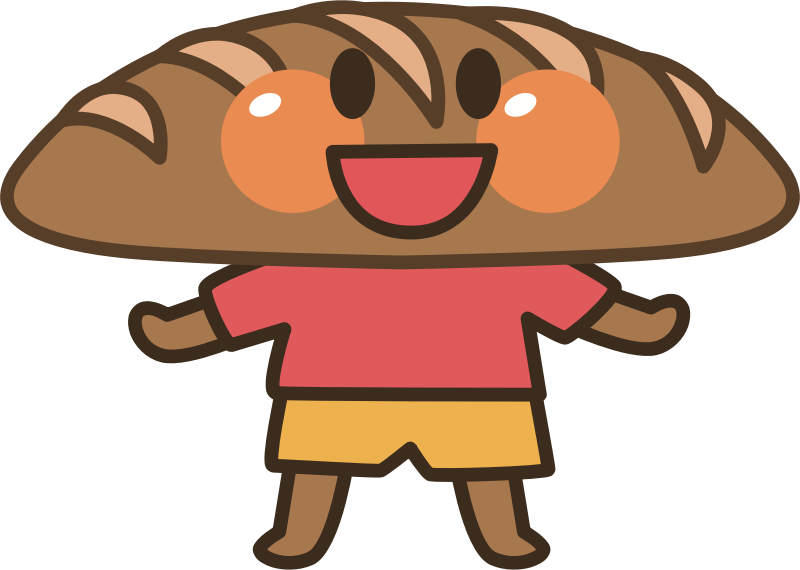 Bread Loaf Head Openclipart