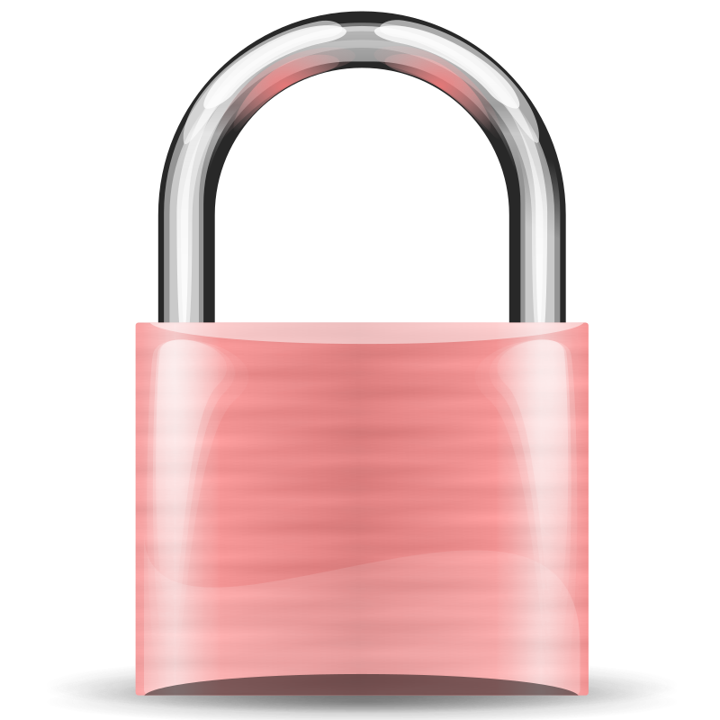 padlock pink