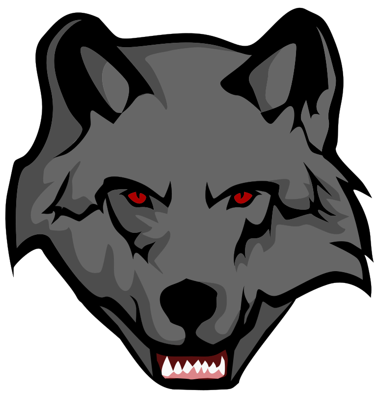 Cartoon Wolf - Openclipart