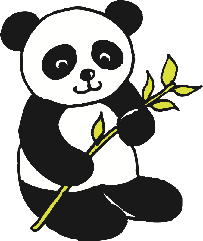 Panda (#2) - Openclipart