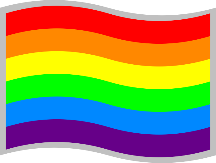 Rainbow Flag New Jersey - Openclipart