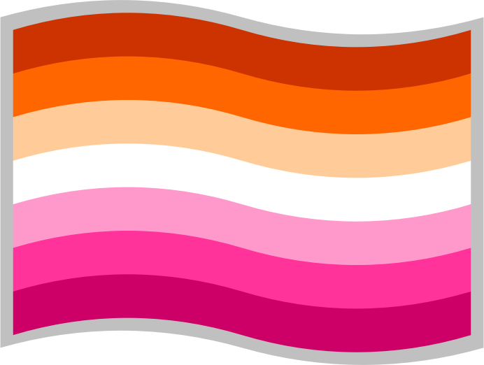 Lesbian pride flag