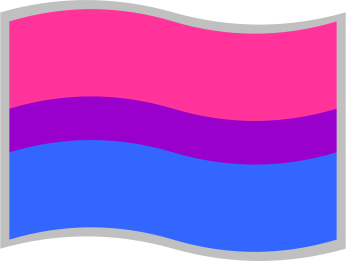 Bisexual pride flag - Openclipart