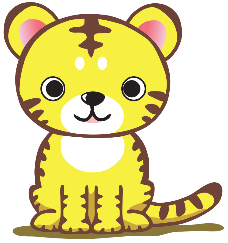 cute tiger animation