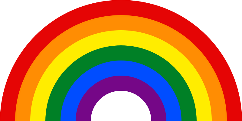 Rainbow Flag New Jersey - Openclipart