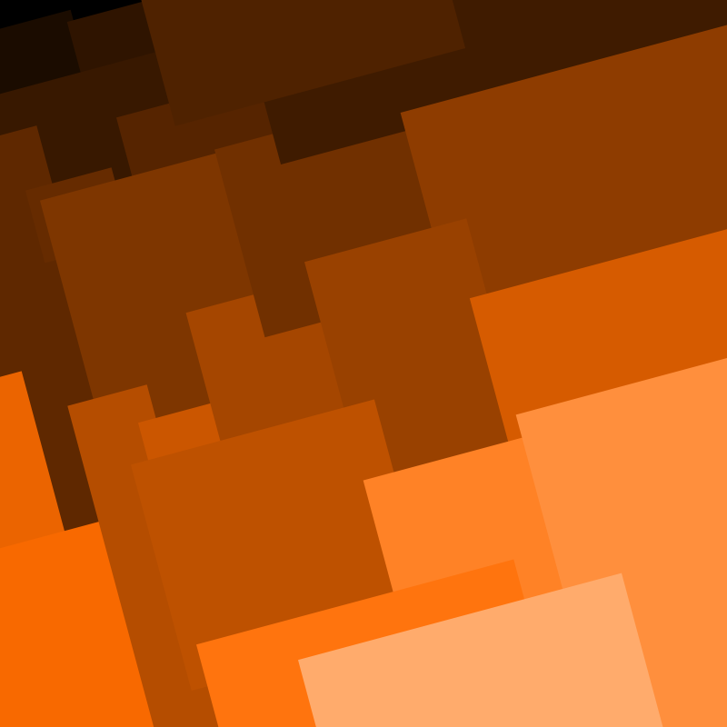 Modern Orange Rectangle Design