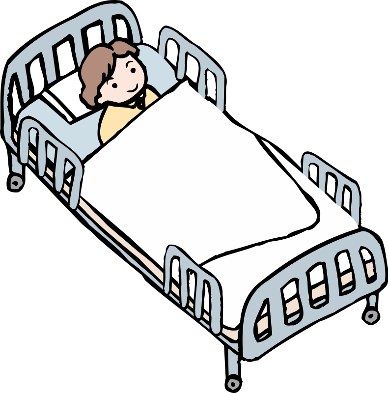 hospital patient clipart