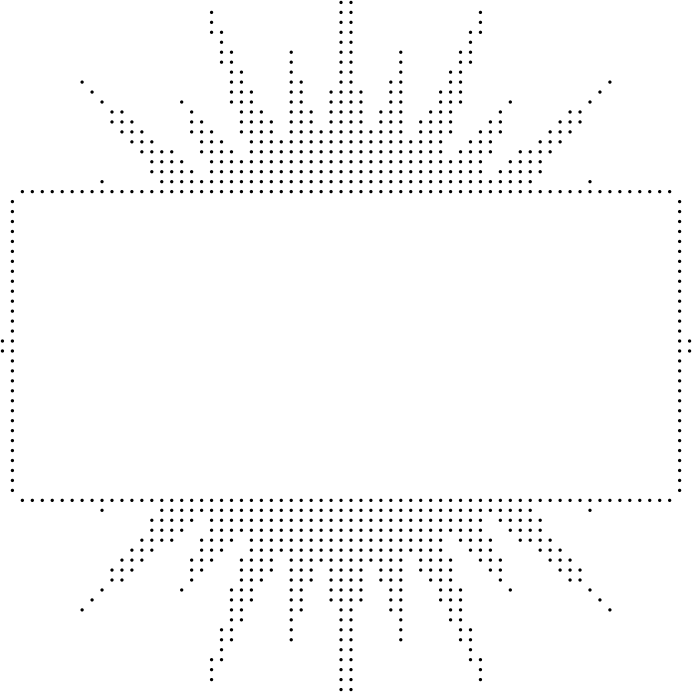 Dotted Burst Frame (Variation)