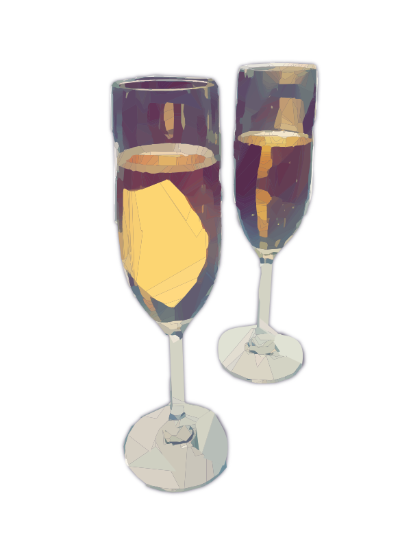 Two Glasses of Champagne