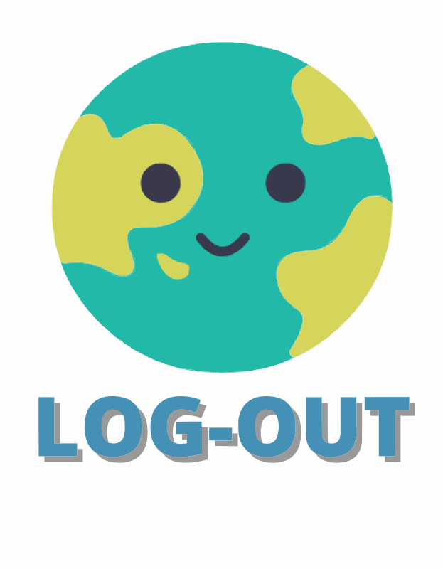 log out world