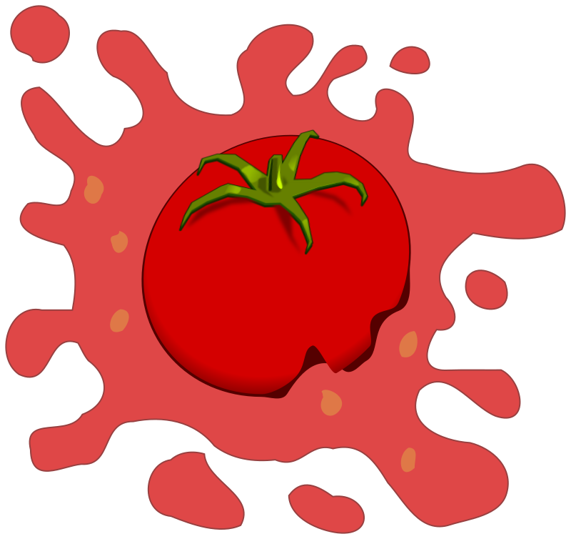 Thrown Tomato