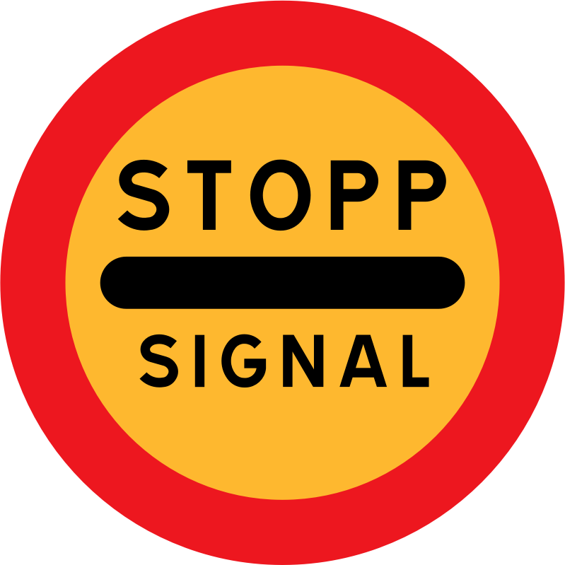stopp signal sign