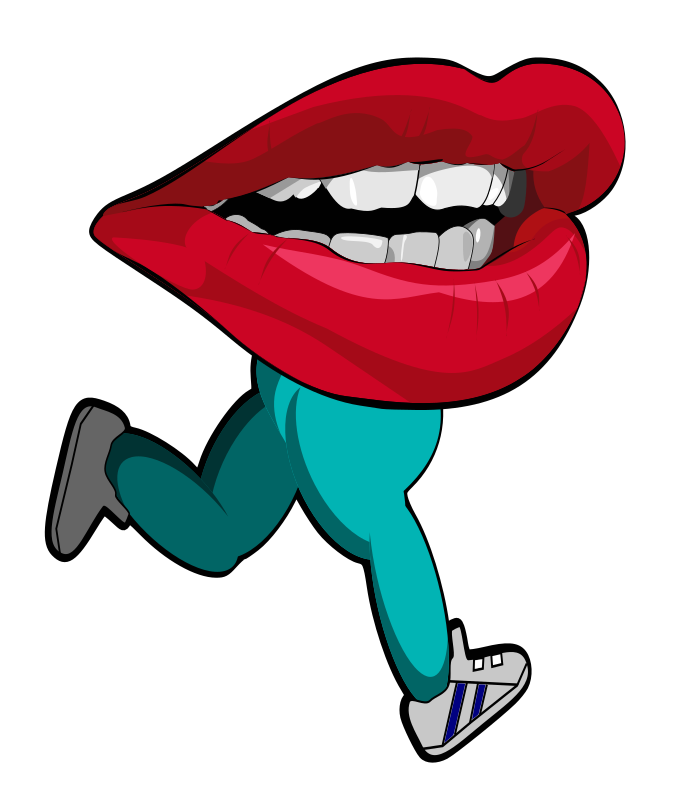 running-mouth-openclipart