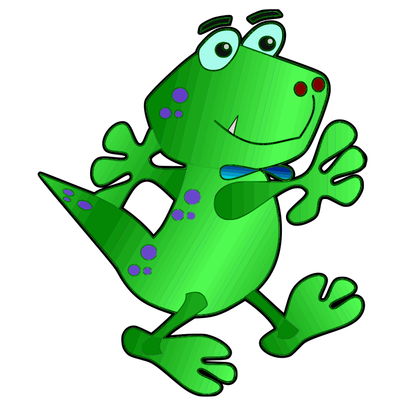 Green Dinosaur Cartoon