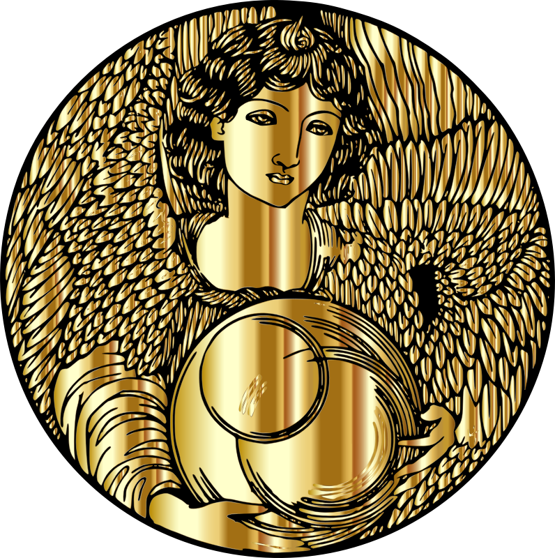 Angelic Circle Gold - Openclipart