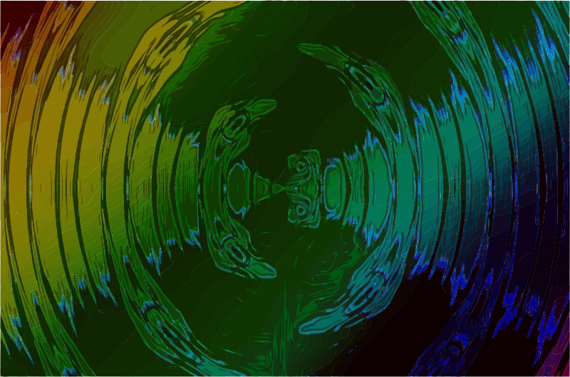 Rainbow Swirl Background