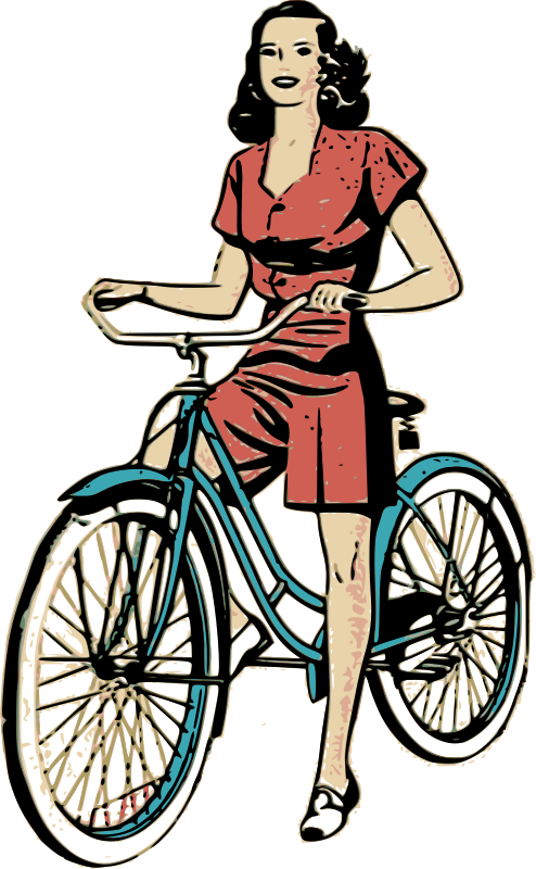 Old lady hot sale bicycle