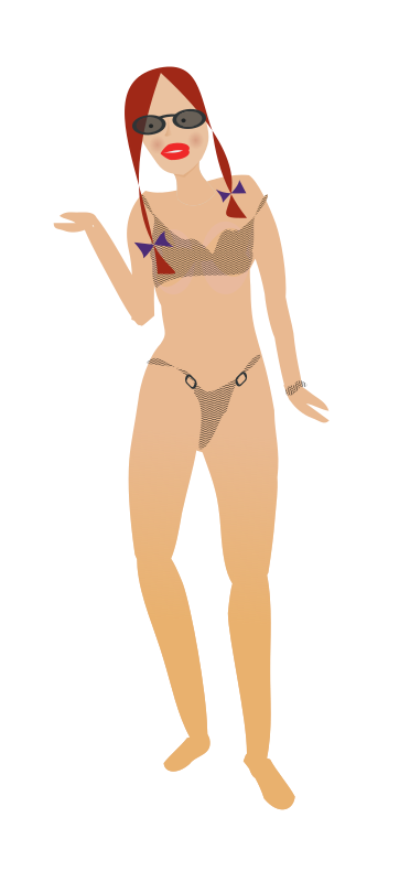 Lady at the Beach