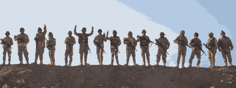 Soldiers on a Hill