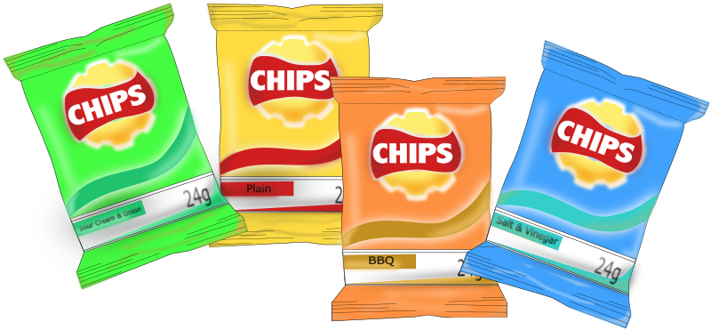 Potato Chip Bag Clip Art