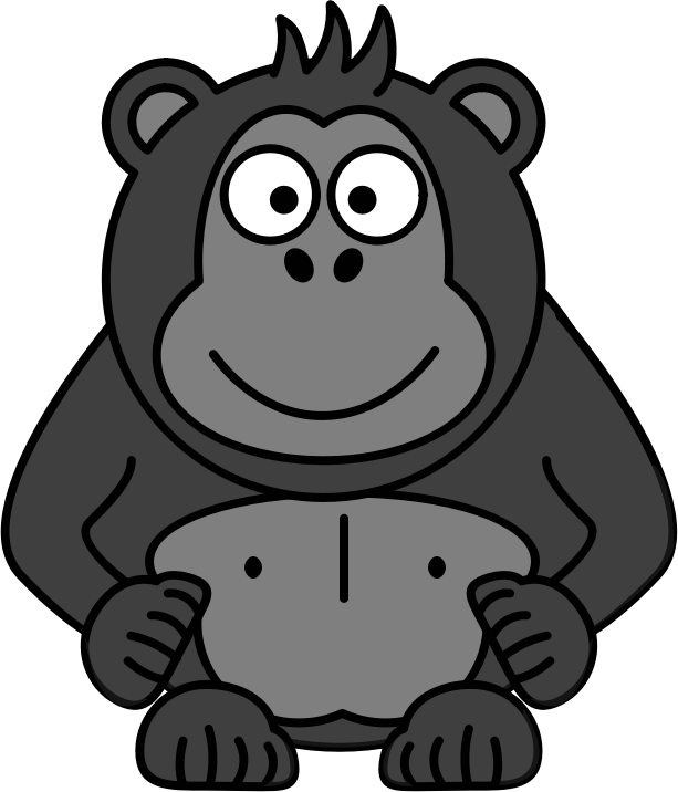 Gorilla Cartoon