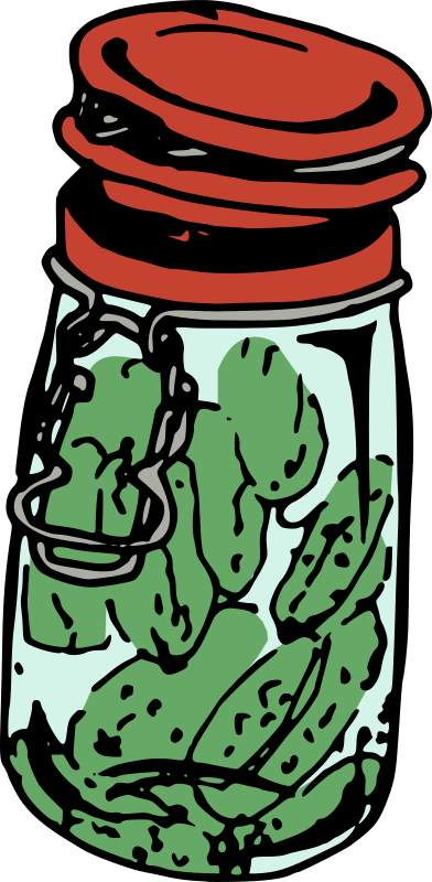 pickle jar drawing