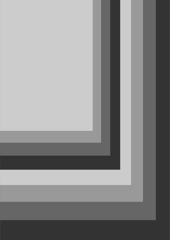 Size comparison of DIN paper formats A, B, C, D