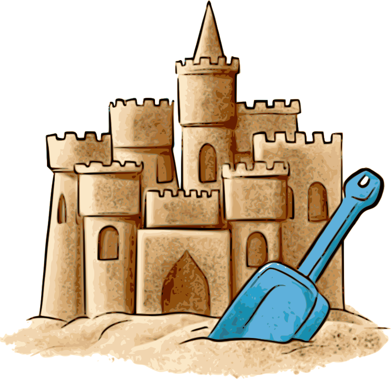 Sandcastle Clipart