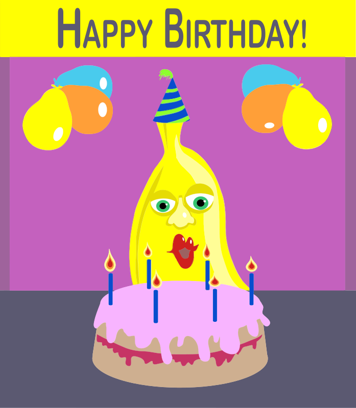 Birthday Banana Card