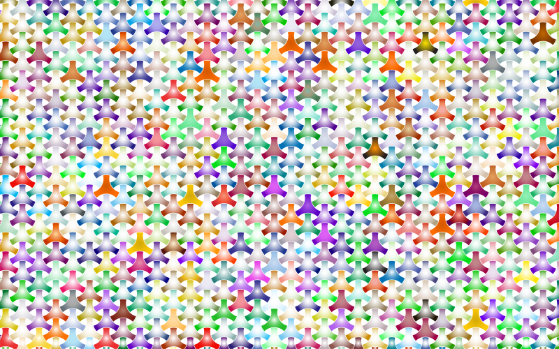 Interleaved Pattern Prismatic No BG