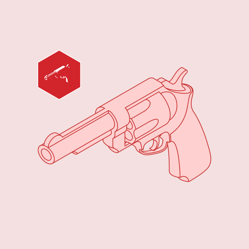 Isometric gun