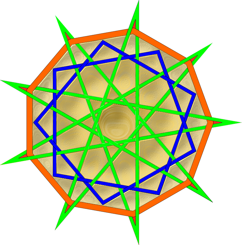 Line sets bouncing off a circle