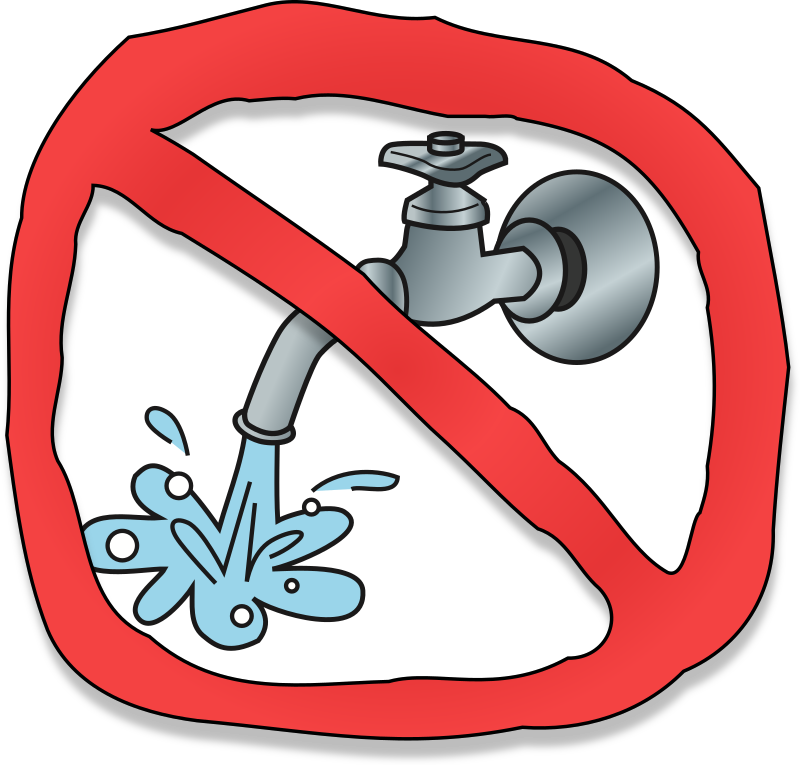 No Using Water