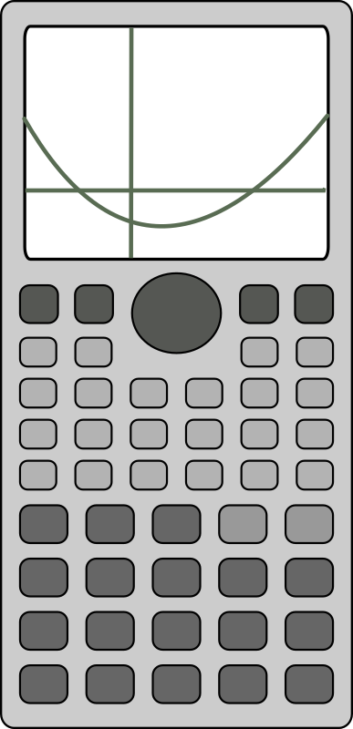 graphing calculator cartoon