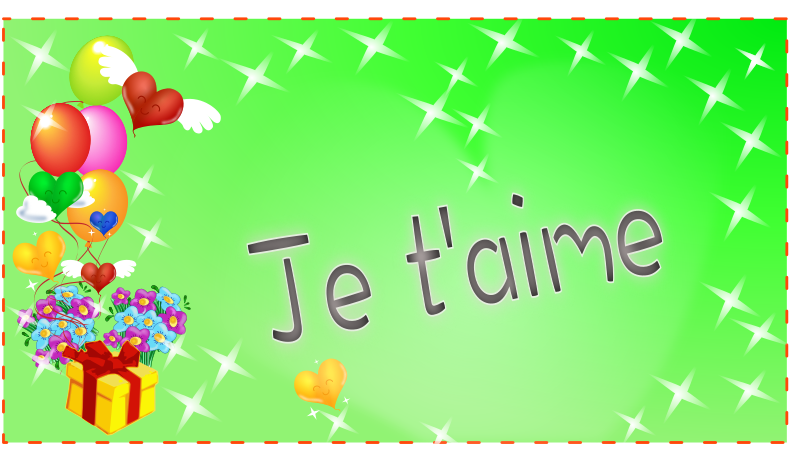 Je t'aime Card