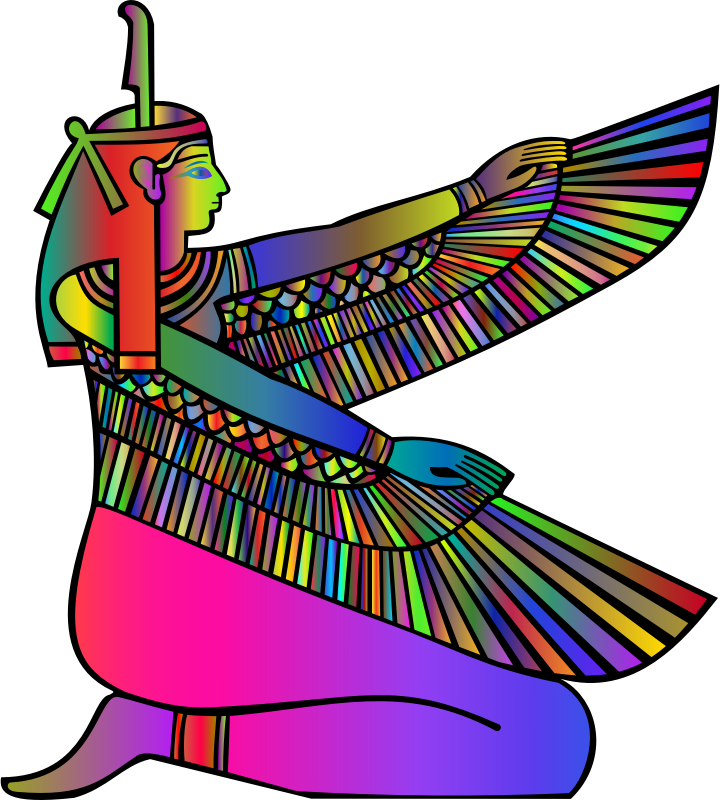 Egyptian goddess Maat Polyprismatic