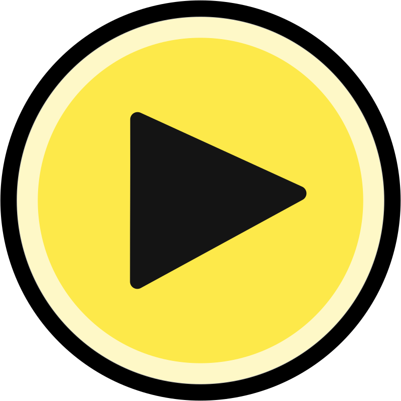 Play Button Png Black