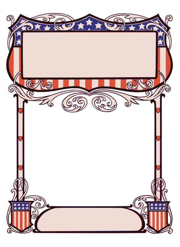 Patriotic American Frame